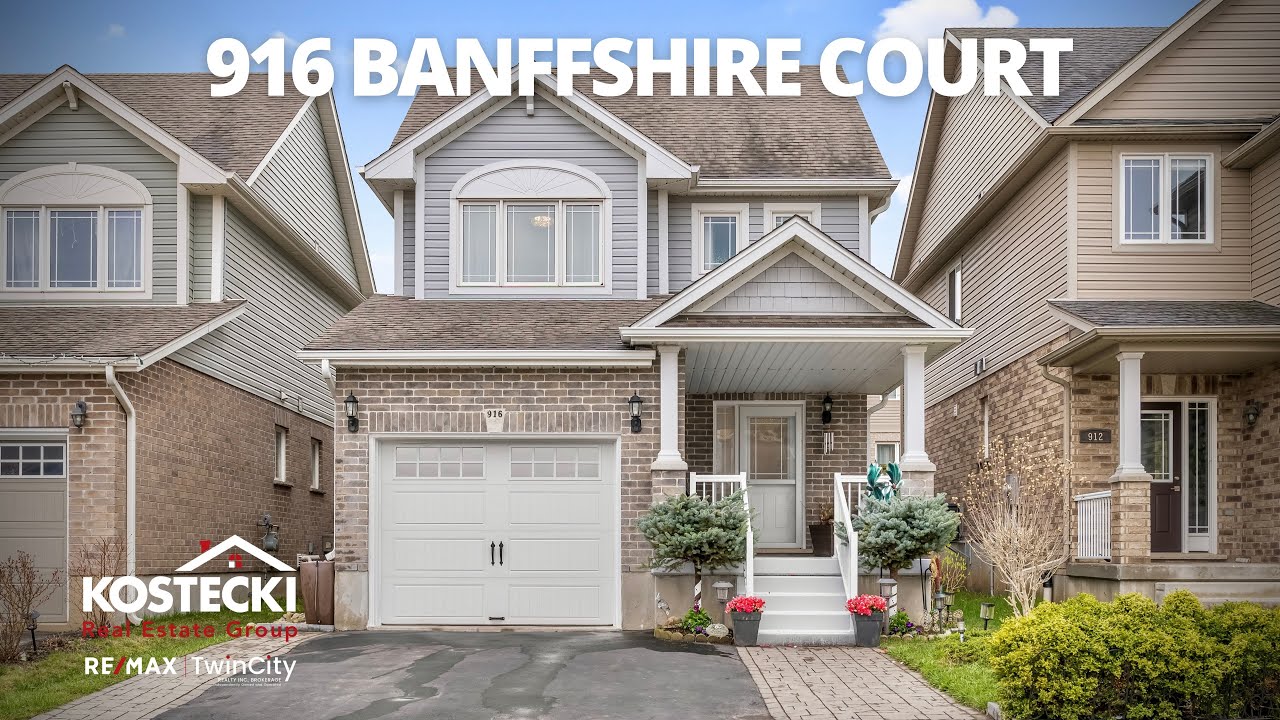 Beautiful Banffshire - 916 Banffshire Court- Kitchener Real Estate Videos