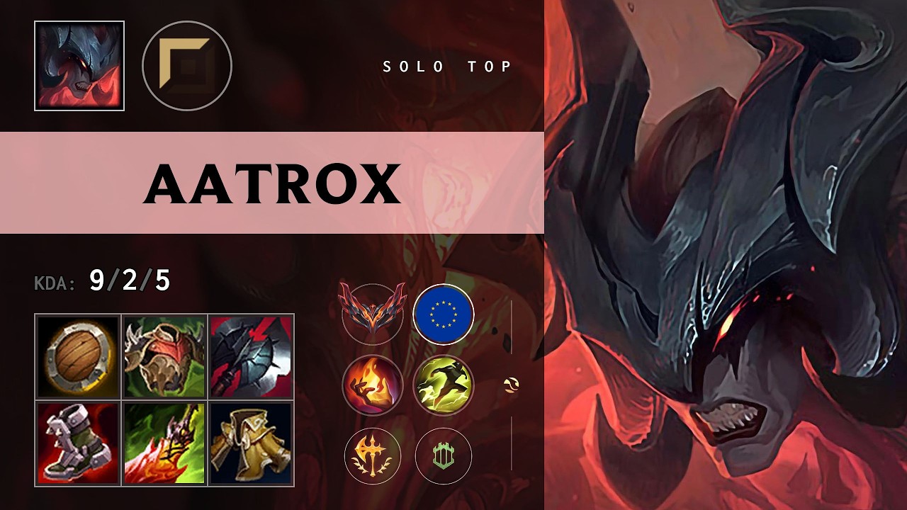 Aatrox Top vs Fiora - EUW Grandmaster Patch 26.11