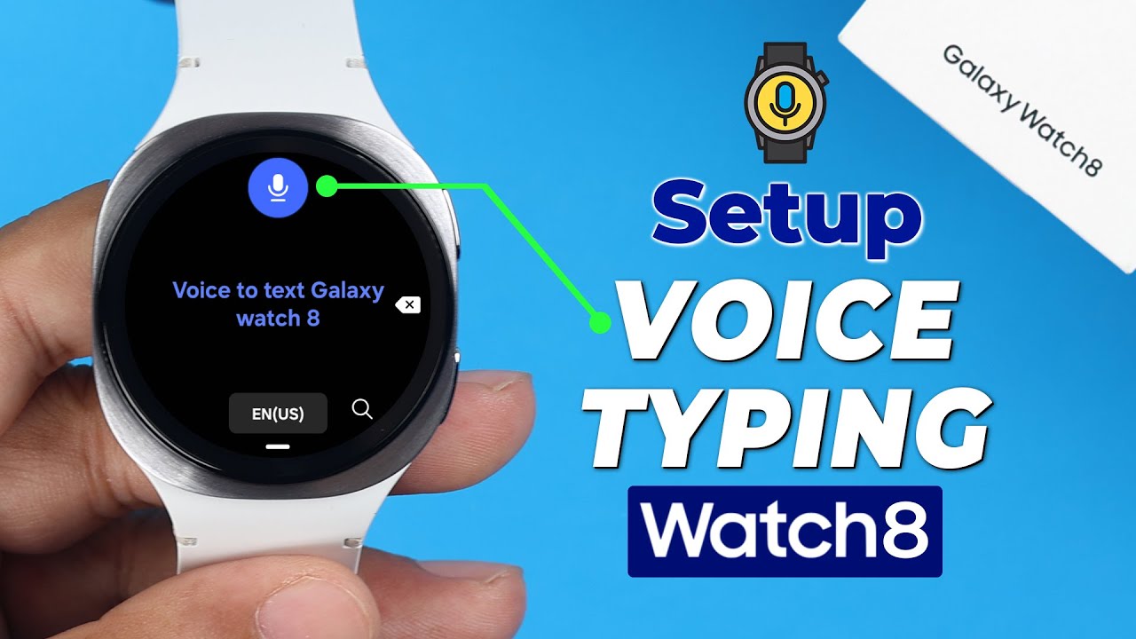 Samsung Galaxy Watch 8: How to Use Voice Typing! [Speech to Text]