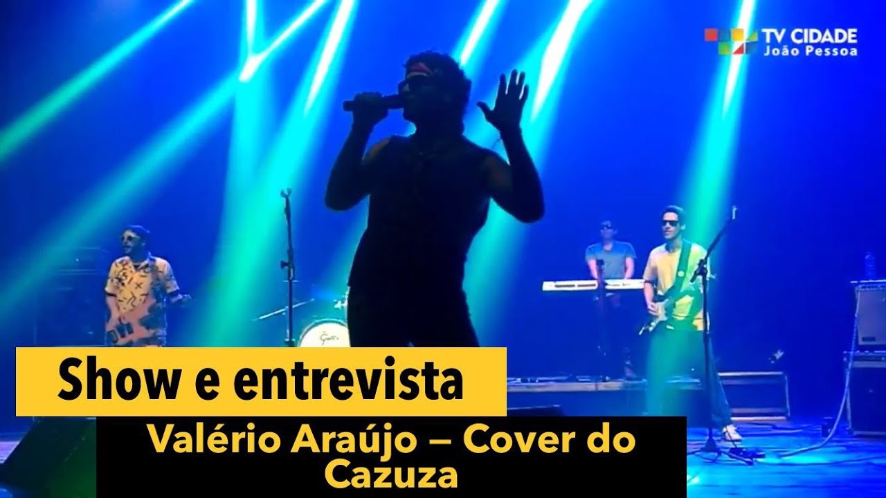 EXAGERADO – TRIBUTO A CAZUZA – SHOW E ENTREVISTA COM VALÉRIO ARAÚJO EM JOÃO PESSOA/PB