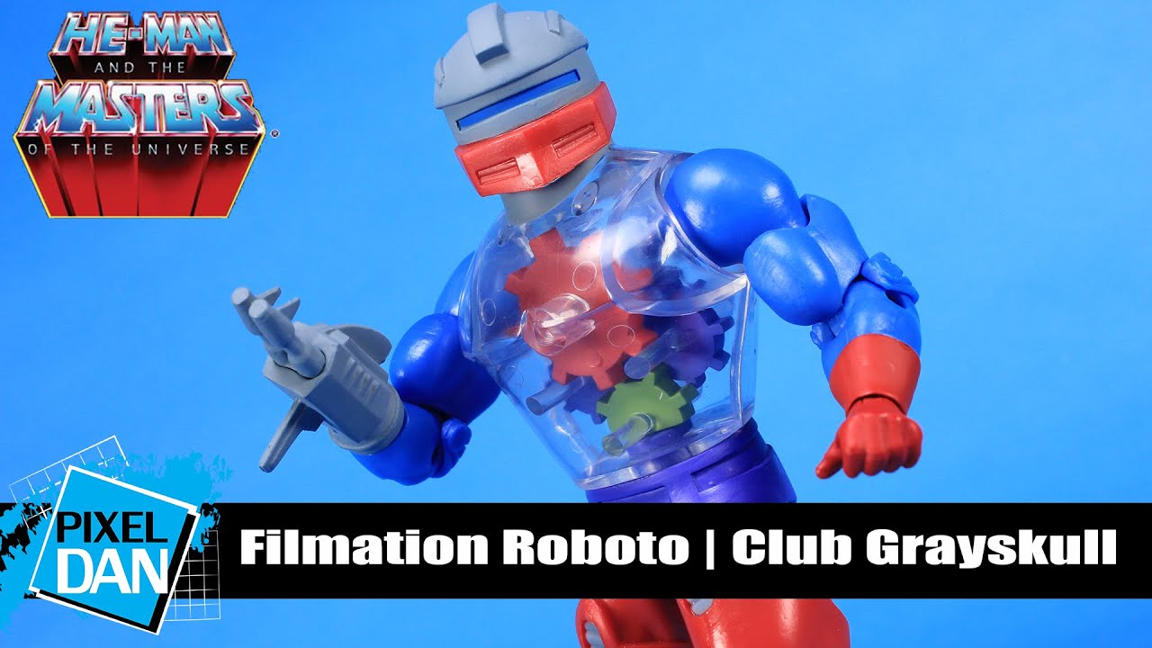 Filmation Roboto | Masters of the Universe Club Grayskull Figure Review