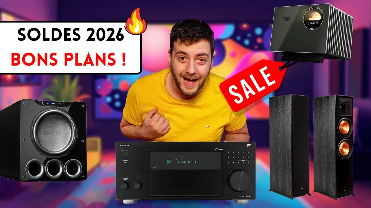 SOLDES D’HIVER 2026 : les MEILLEURS bons plans Home Cinéma à ne PAS rater 🔥