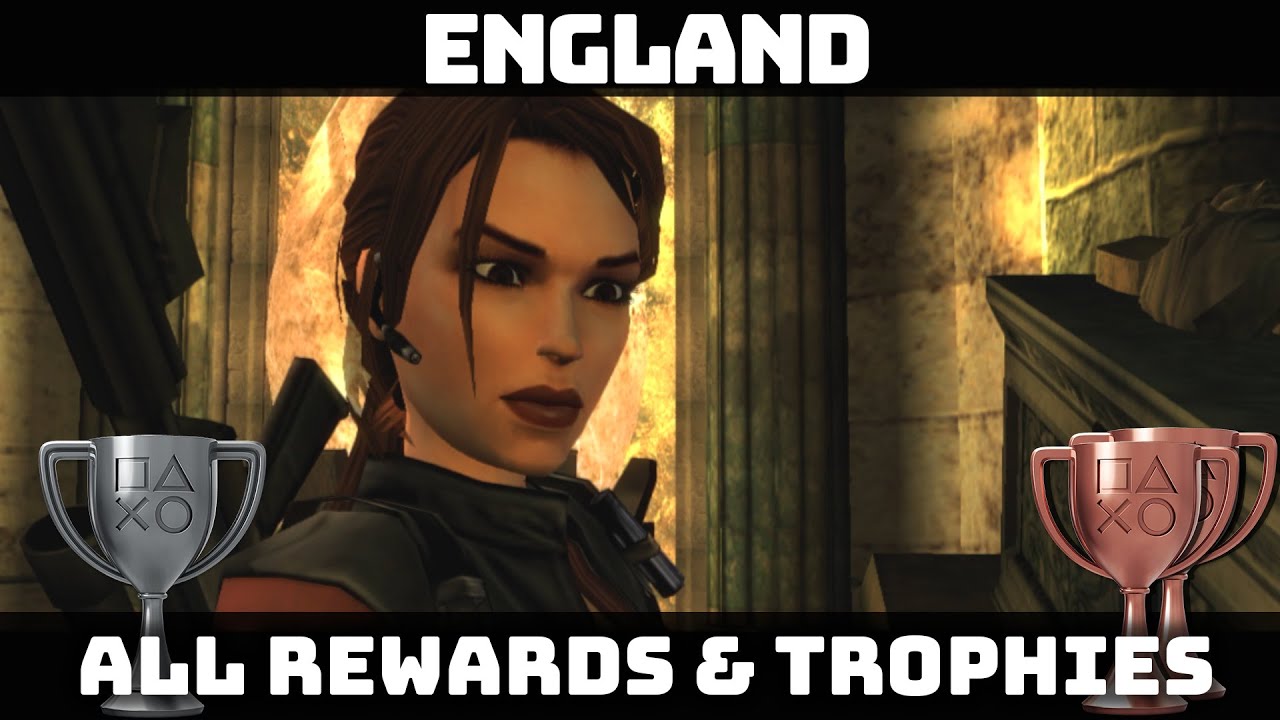 Tomb Raider Legend (PS5) - England - All Rewards, All Trophies