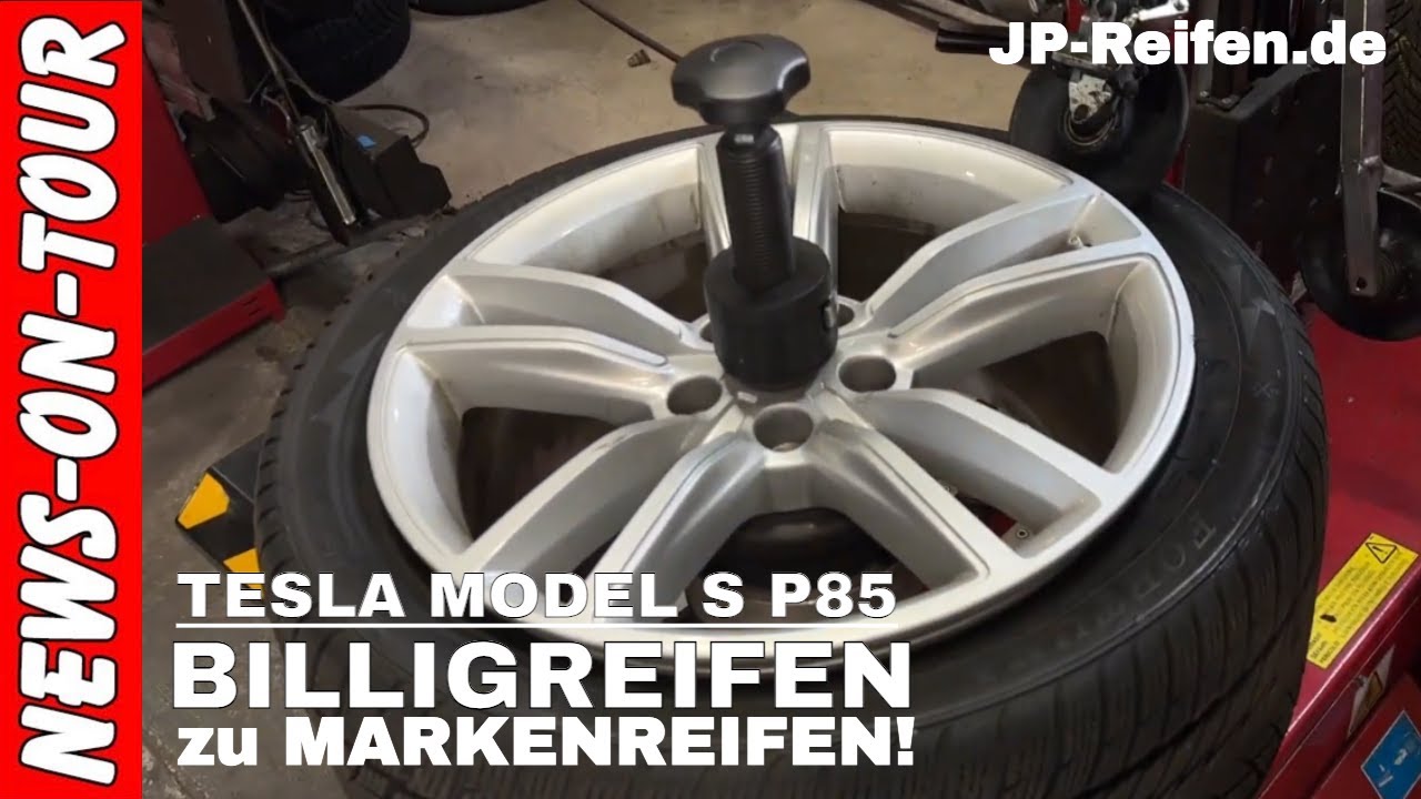 Vom Billigreifen zum Markenreifen: Tesla Model S Performance bekommt Winterreifen bei JP-Reifen.de