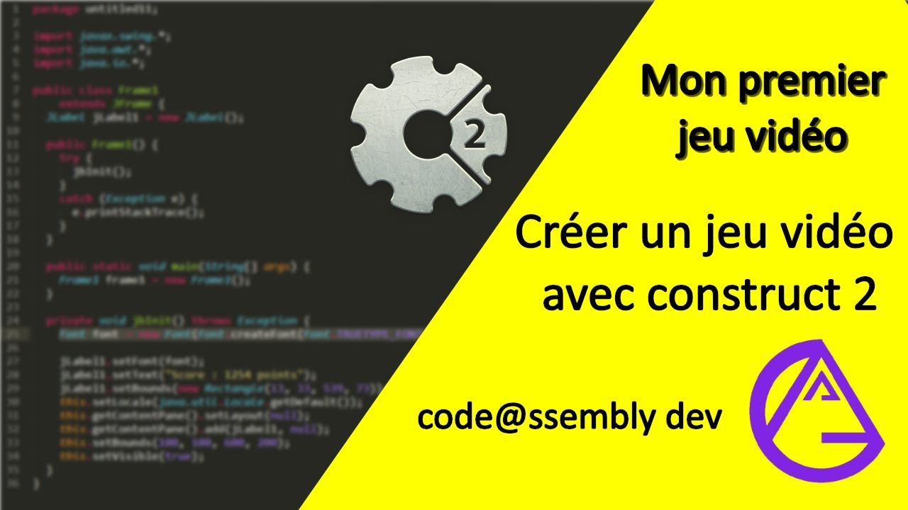 Créer un jeu vidéo avec construct2
