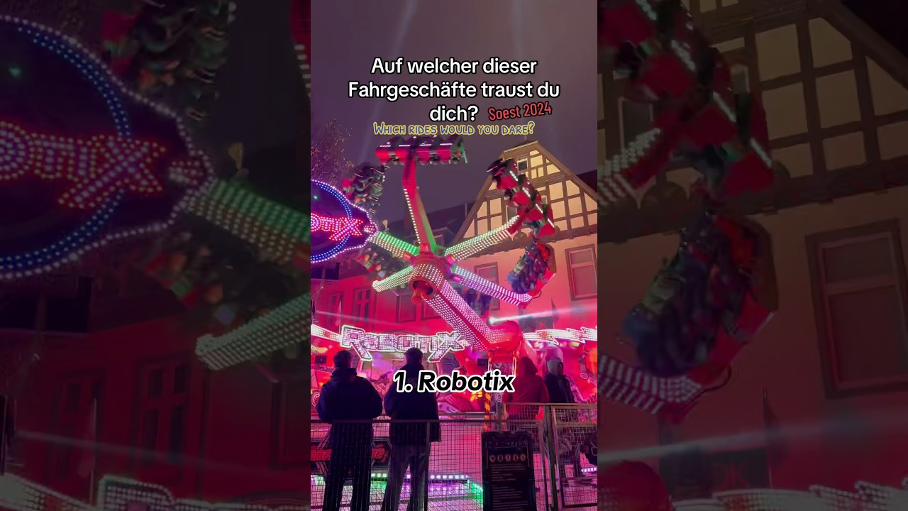 Auf welcher dieser Fahrgesch&auml;fte von der Allerheiligenkirmes in Soest 2024 traust du dich? #soest
