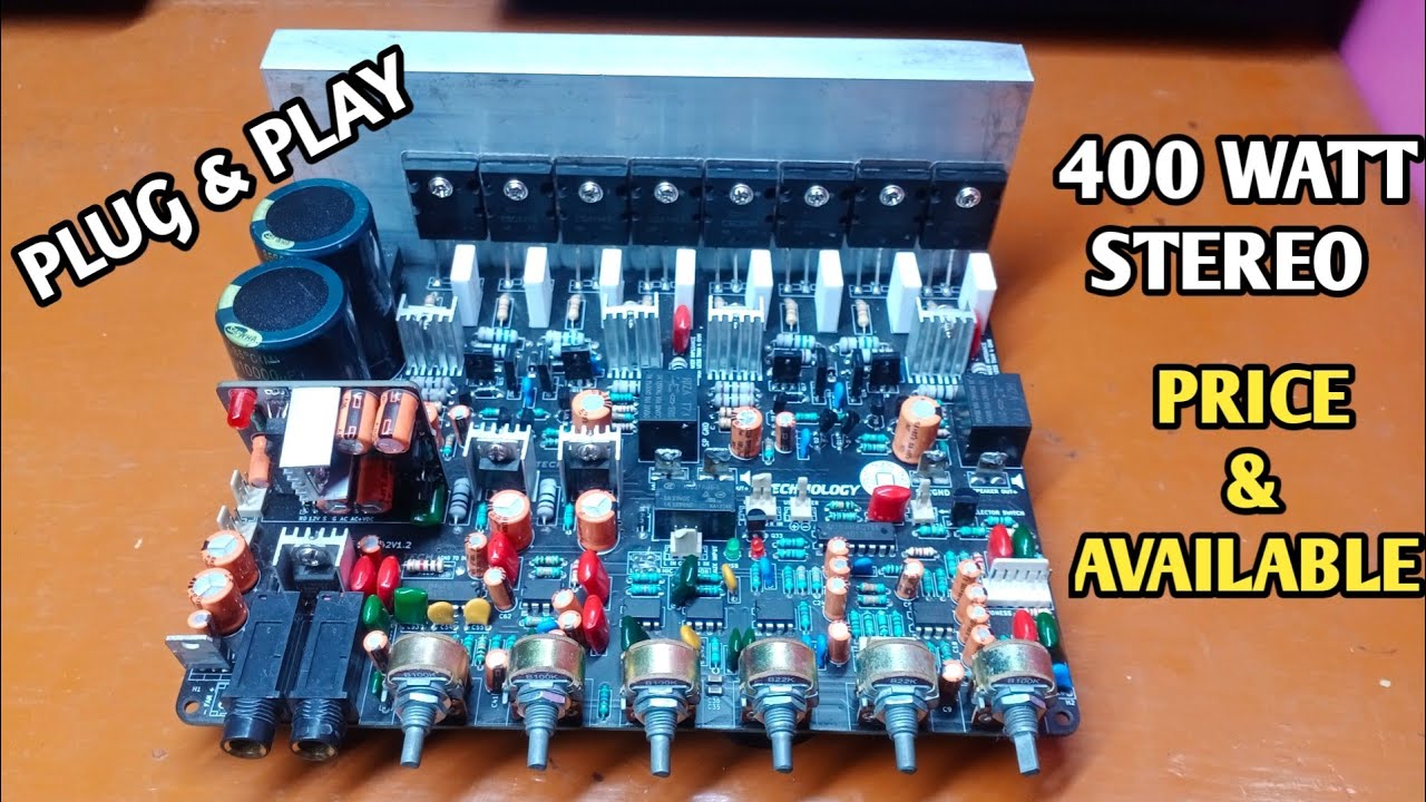 400 Watt Plug & Play Kit | Plug and Play 400 Watt  Stereo amplifier | 400 Watt Stereo Audio Board