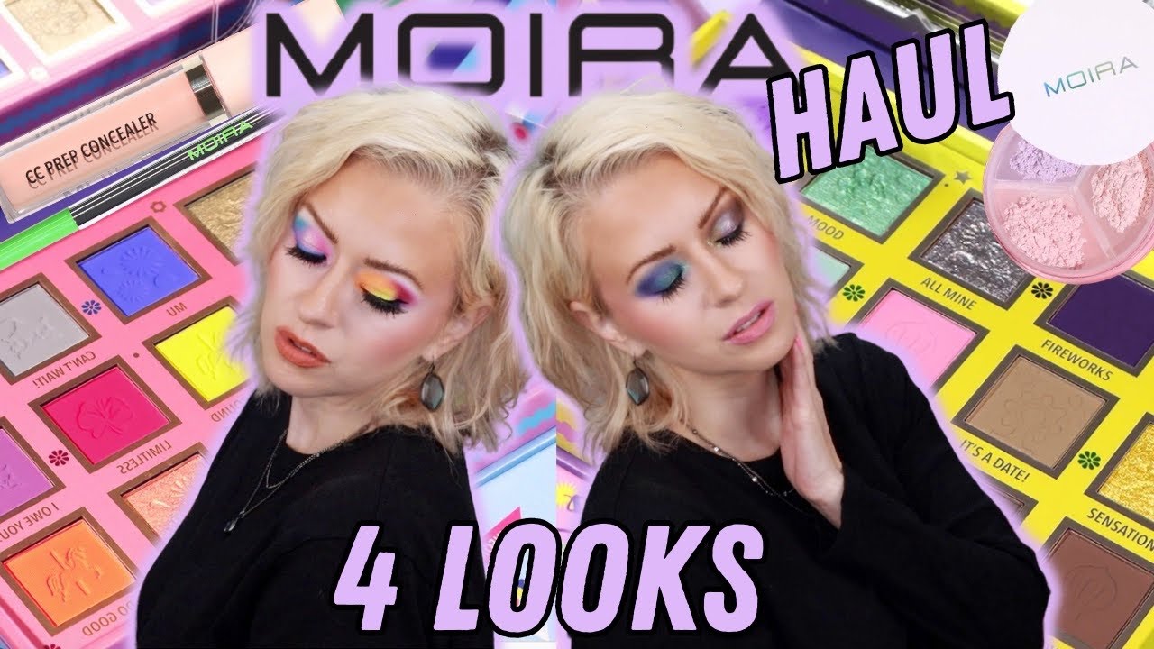 NEW MOIRA BEAUTY HAUL | Magic Dreaming + Fun is in the Air Palettes | 4 LOOKS | Steff's Beauty Stash