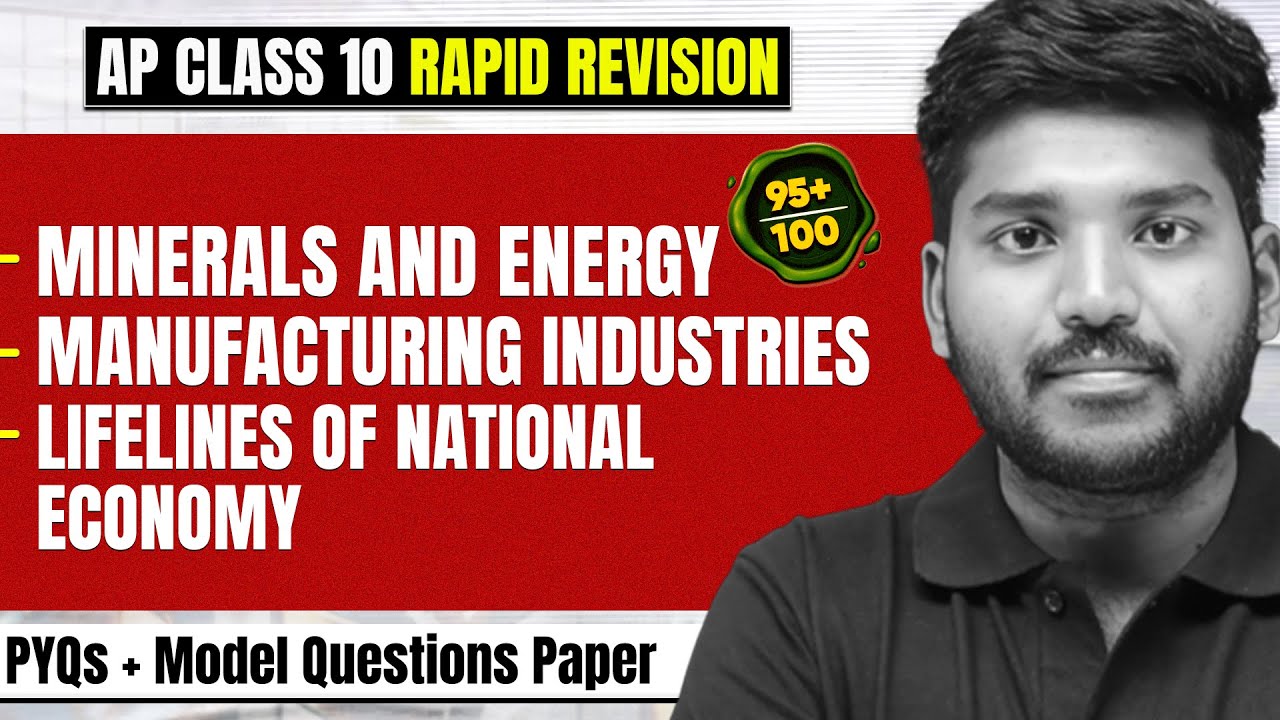 Minerals And Energy & Other Important Chapters | AP 10th Class | Social | Most Imp Questions & PYQs