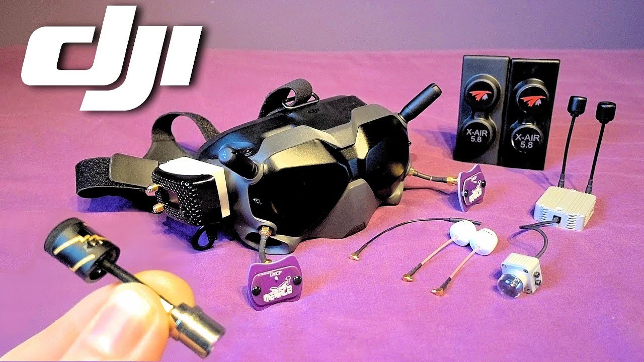 DJI HD FPV Best Antenna Setups