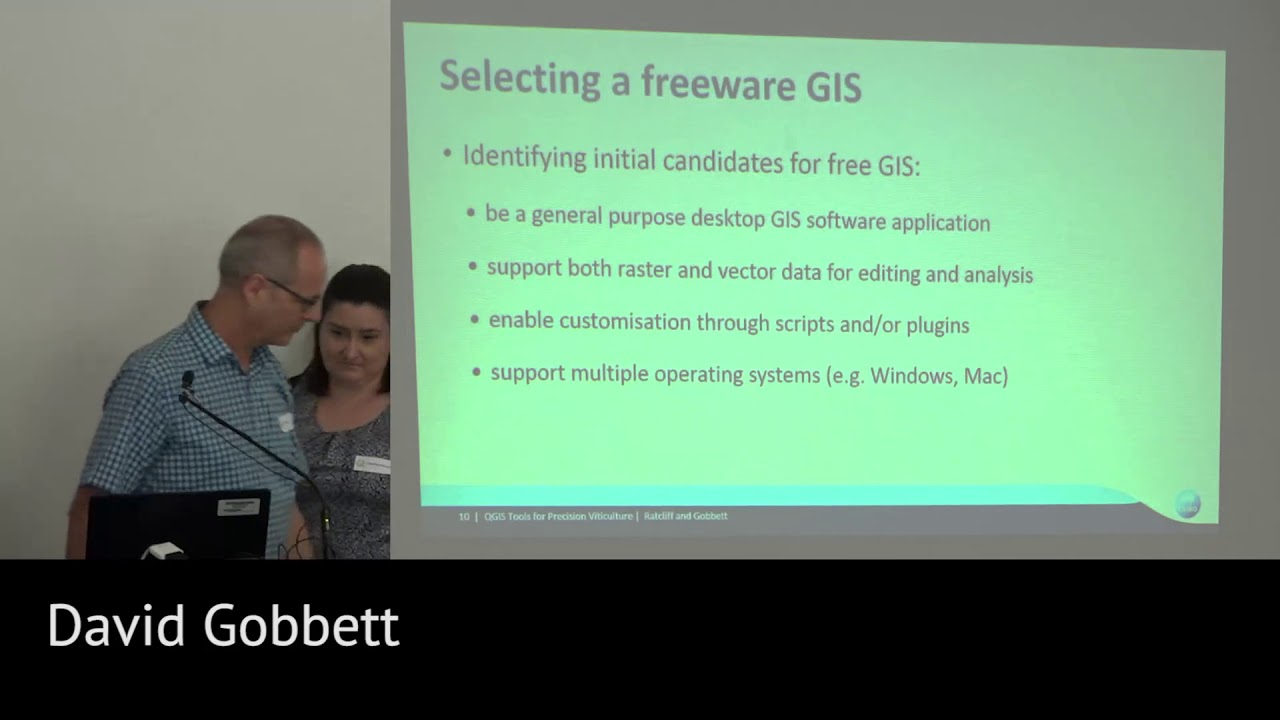 QGIS Australia User Meetup 2017: QGIS tools for precision viticulture and agriculture