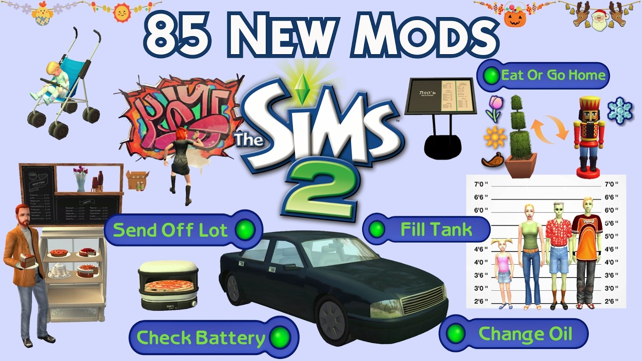 85 Brand New Mods for The Sims 2! | Q4 2025