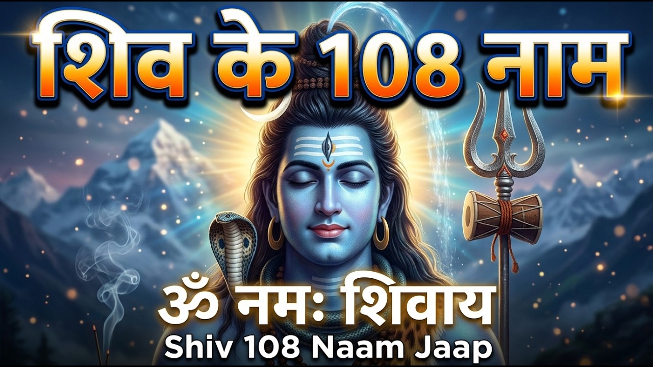 शिव के 108 नाम | ॐ नमः शिवाय | Shiv 108 Naam Jaap | Mahadev Bhajan 2026 | Powerful Mantra 2026