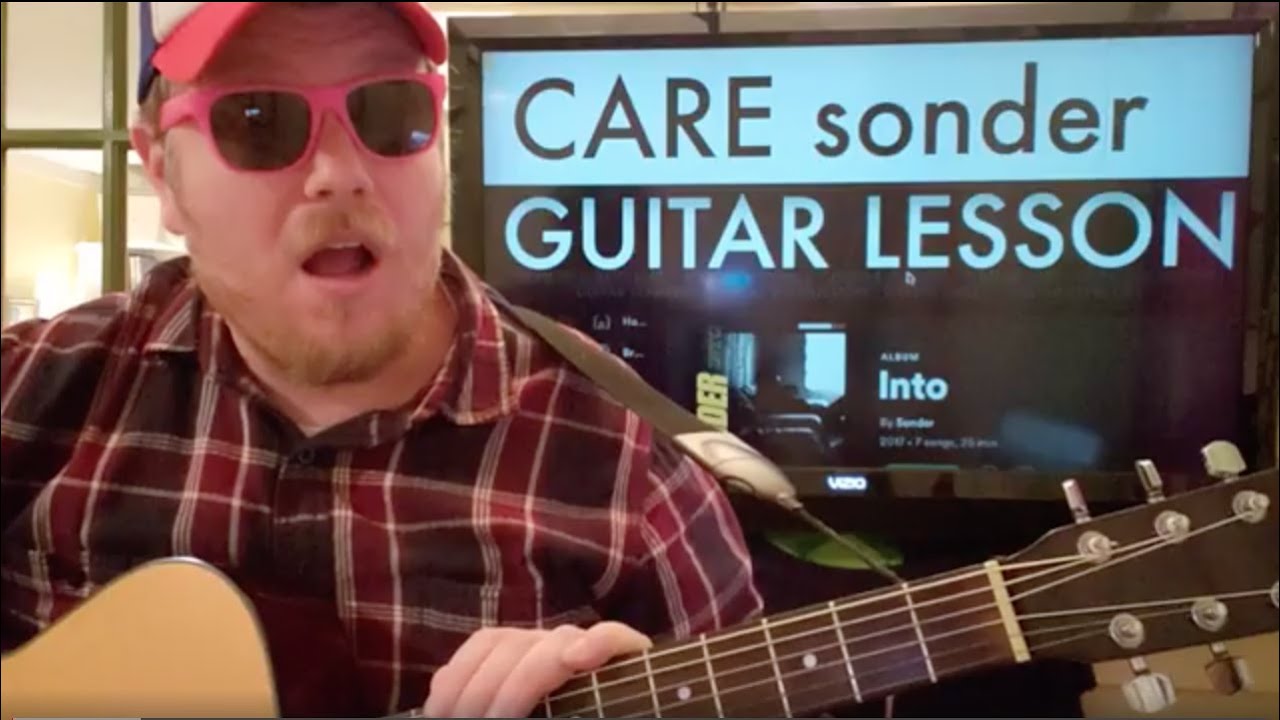 How To Play Care guitar Sonder // easy guitar tutorial beginner lesson easy chords