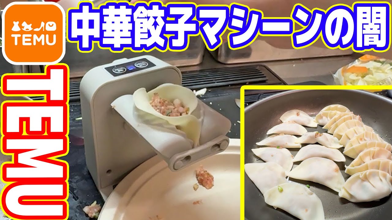 【無理】中華ネットショップTEMU「餃子マシーン」の闇を暴く！