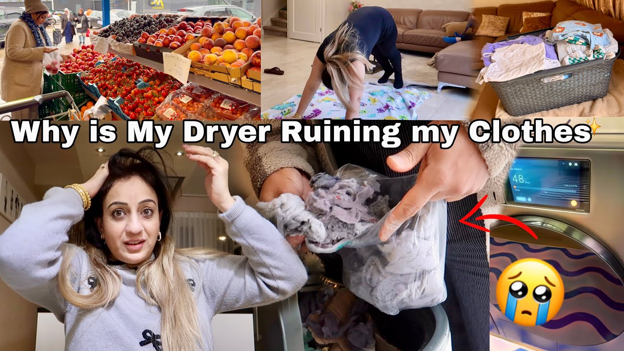 ‼️ My Clothes Dryer Is Destroying My Clothes is This Normal 😱❓👕 I Don't Know What To Do..!