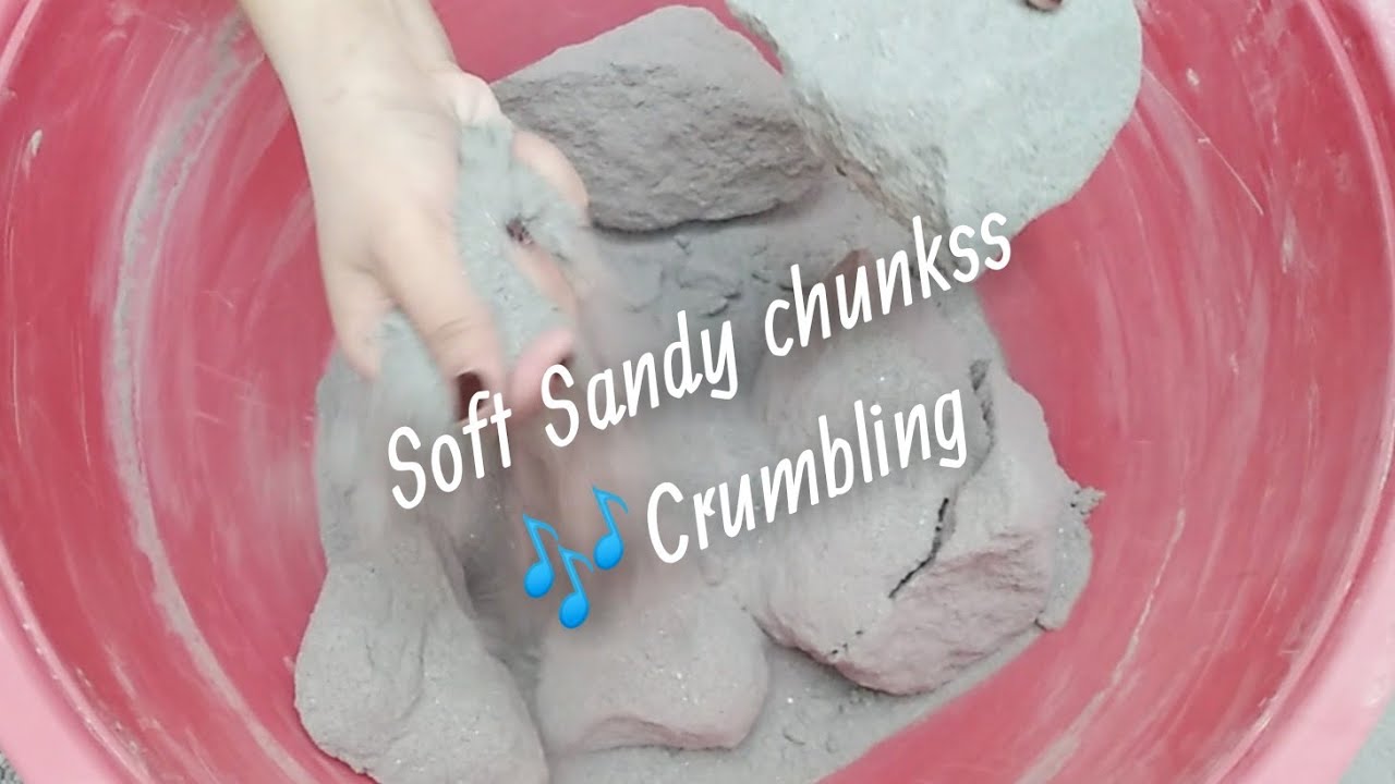 pure sand soft chunks Oddlysatisfying crumbling #158