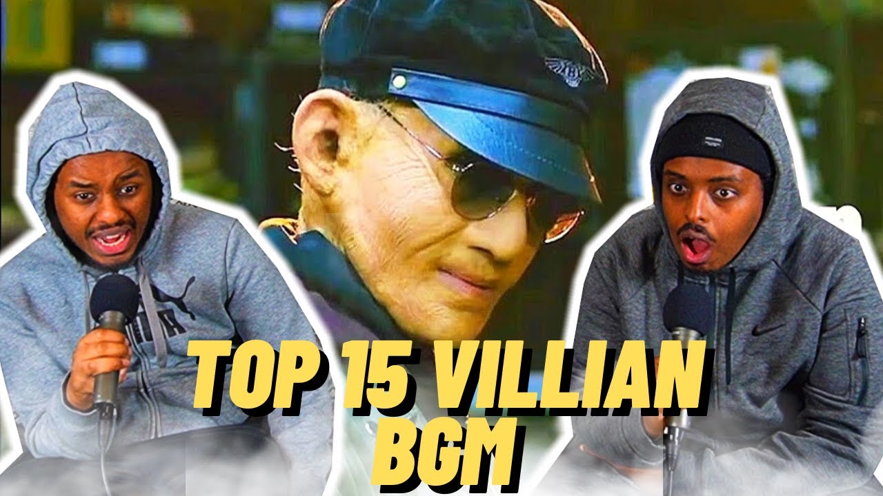 Top 15 Famous Unique South Villain Bgm's || Famous South Villain Bgm's REACTION