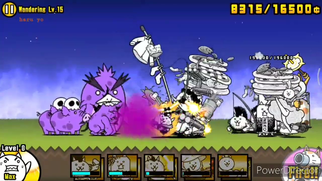 The Battle Cats - Big Peng Z Strikes &bull; Wandering Lv15