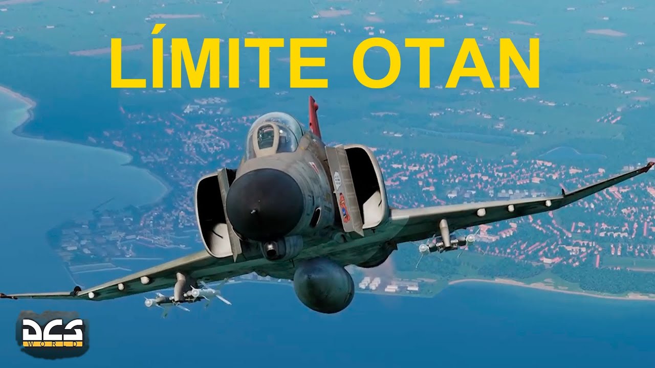 El F-4 Phantom II a BAJA ALTURA entre Bornholm y Copenhague | Vuelo REALISTA