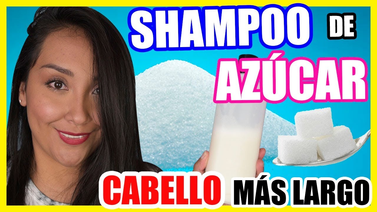 C&oacute;mo hacer SHAMPOO con AZ&Uacute;CAR para el CRECIMIENTO del CABELLO | Nadia Elias