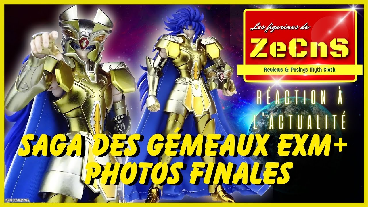 Newscast Myth Cloth - Les Figurines de ZeCnS - Gemini Saga EX Metal + MST Final Reaction