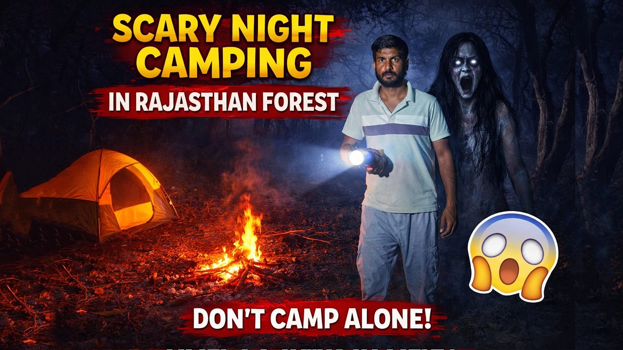 Scary Jungle Night Camping 😱 | Raat Bhar Ajeeb Awaazein!