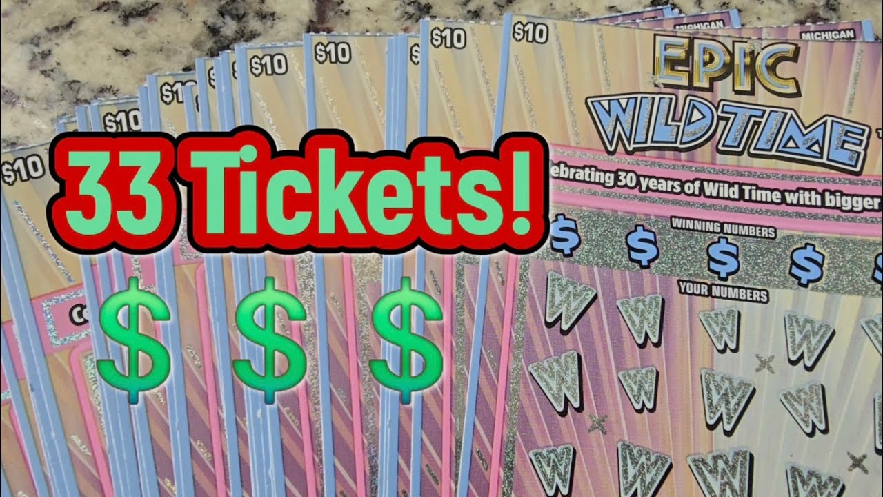 MI Lottery - 33 x 🎉🎉EPIC WILDTIME🎉🎉 - Let's go!🍻🍻🍻 We're on a winning streak!💎💎💎 #scratchofftickets 