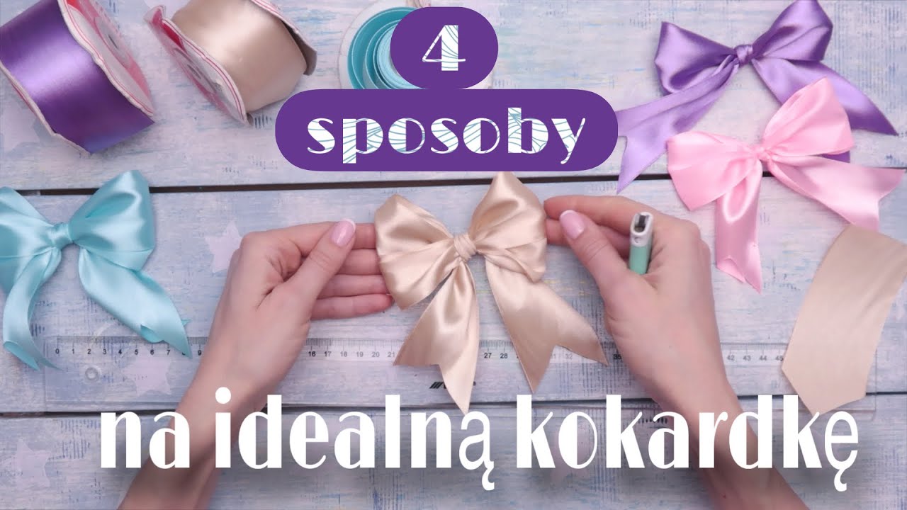 ⭐️ 4 sposoby na idealną kokardkę z wstążki 🎀
