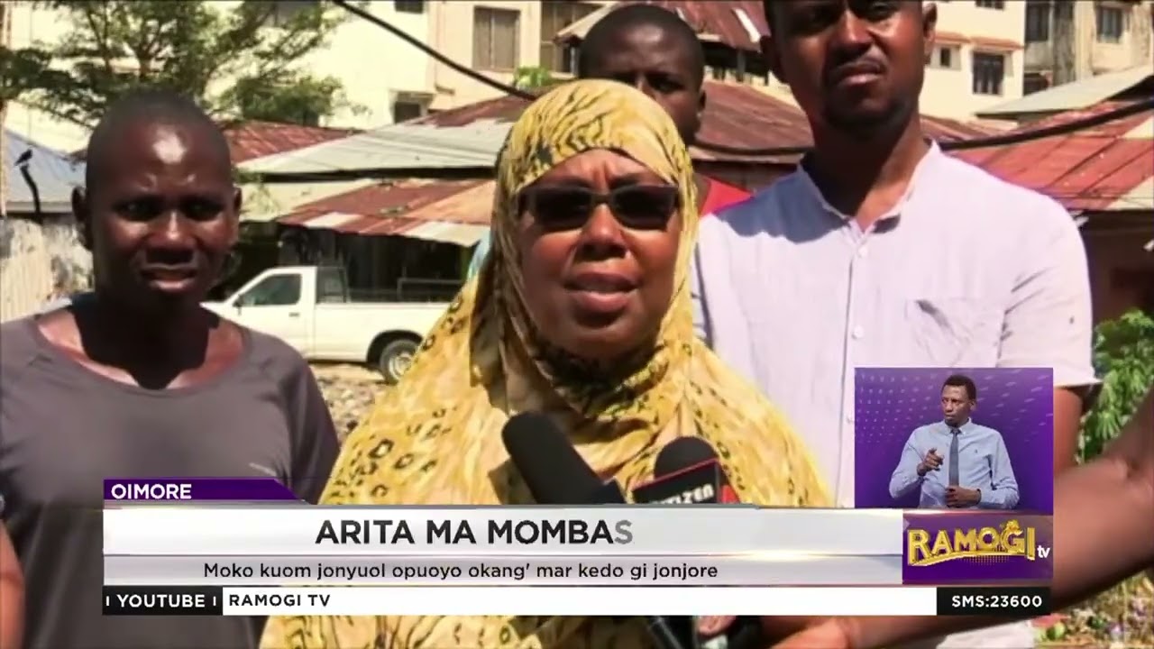Jonyuol osiro paro mar chielo jonjore gi magina Mombasa, gijiwo jowetegi orit nyithigi