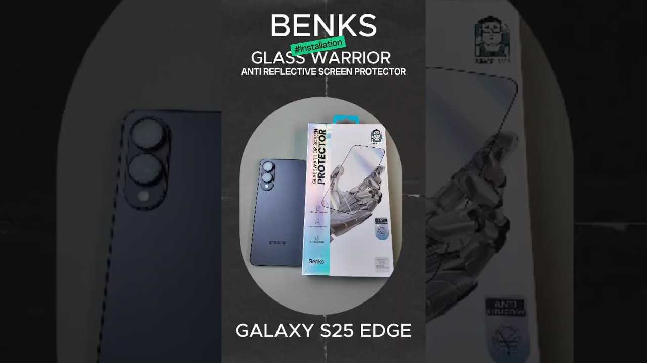 The Glass Screen Protector That Actually Works Benks Glass Warrior for S25 Edge
