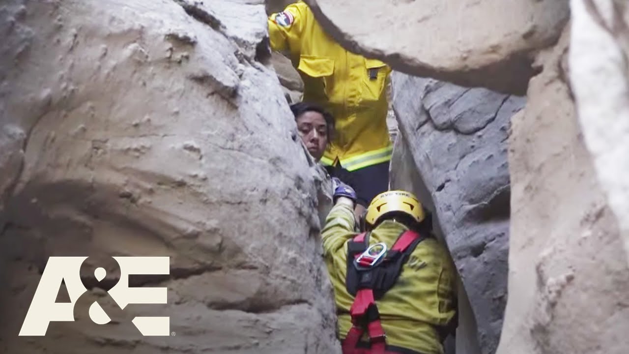 Hiker Extracted and Airlifted from DANGEROUS Canyon | Live Rescue | A&E