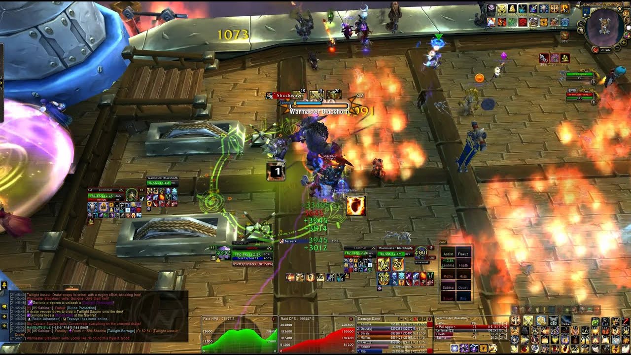 Blackhorn 10 man Heroic Mode ( Whipe @ Frostmane )