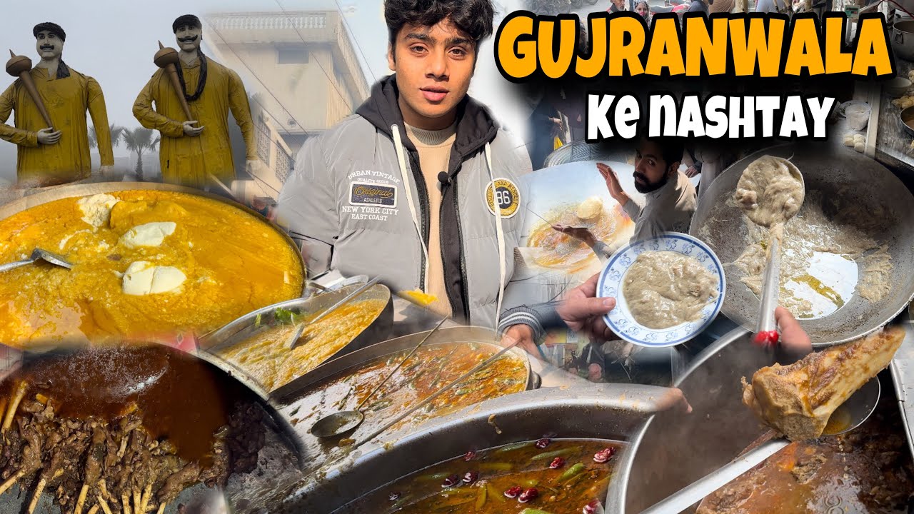 EXPLORING THE BEST NASHTA POINTS IN GUJRANWALA - ABDUL GHANNI PAYE, BOMBAY SWEETS, BUTT HAREESA