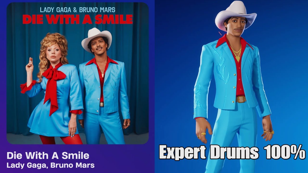 Fortnite Festival - Die With A Smile (Expert Drums) 100% Flawless [PS5]
