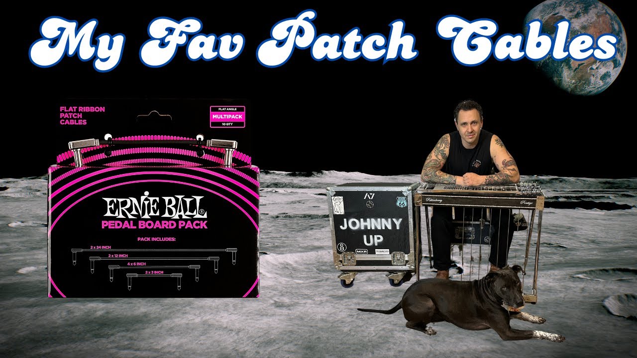 Pedal Steel Gear Reviews: My fav patch cables Ernie Ball Flat Ribbon