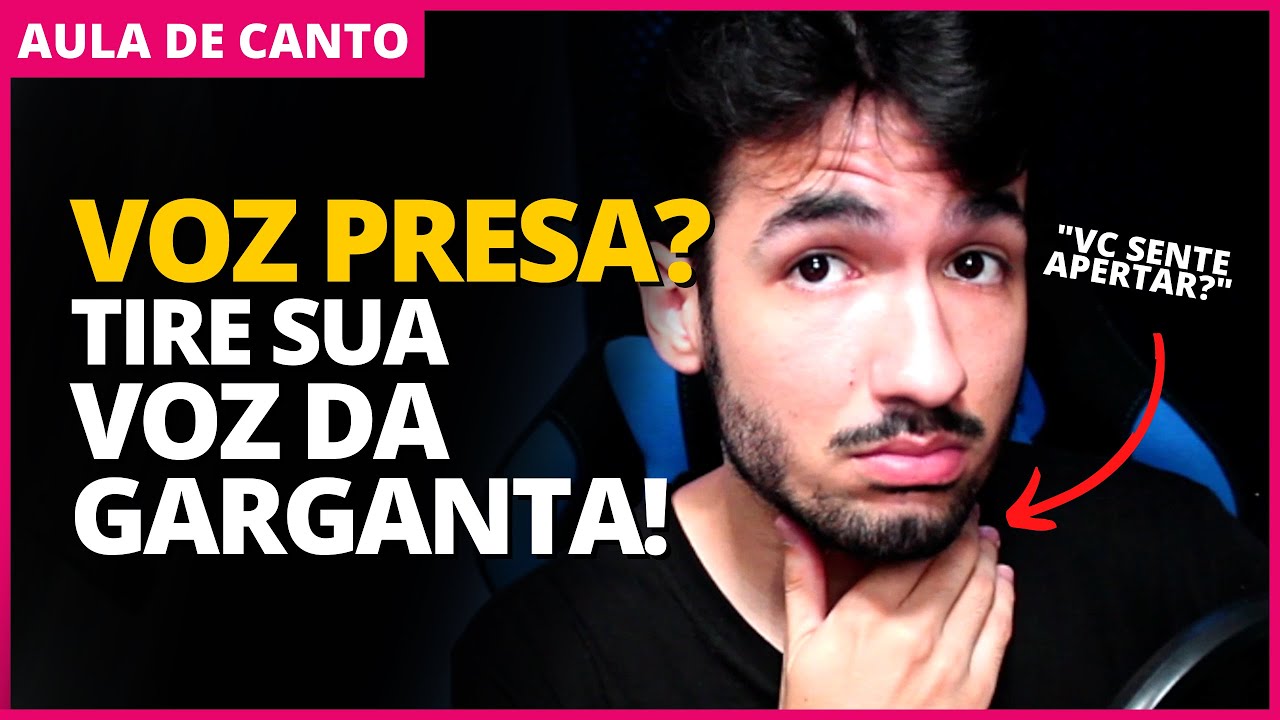 EXERCÍCIOS PARA VOZ PRESA! SUA VOZ PARECE APERTADA? (AULA DE CANTO)