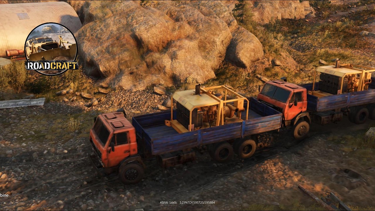 RoadCraft Concertando rota do comboio EP 05 - 4K