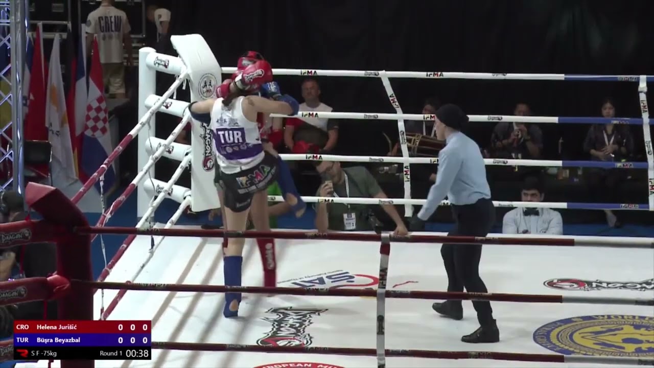 (Full Fight) Helena Jurišić (CRO) vs Büşra Beyazbal (TUR) [IFMA Senior Championship 2024]