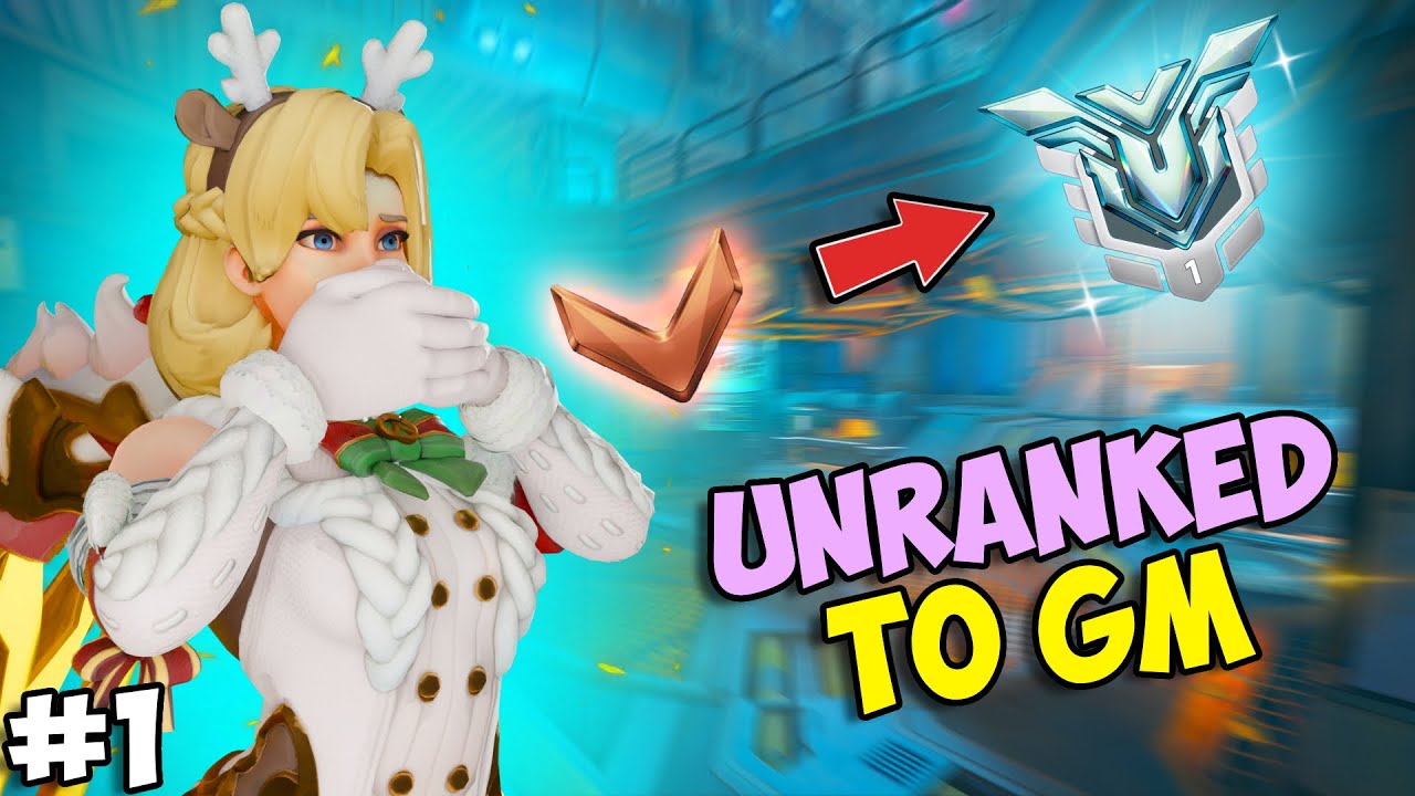 MERCY Educational Unranked to GM - Episode 1 (100% Winrate) | Overwatch 2