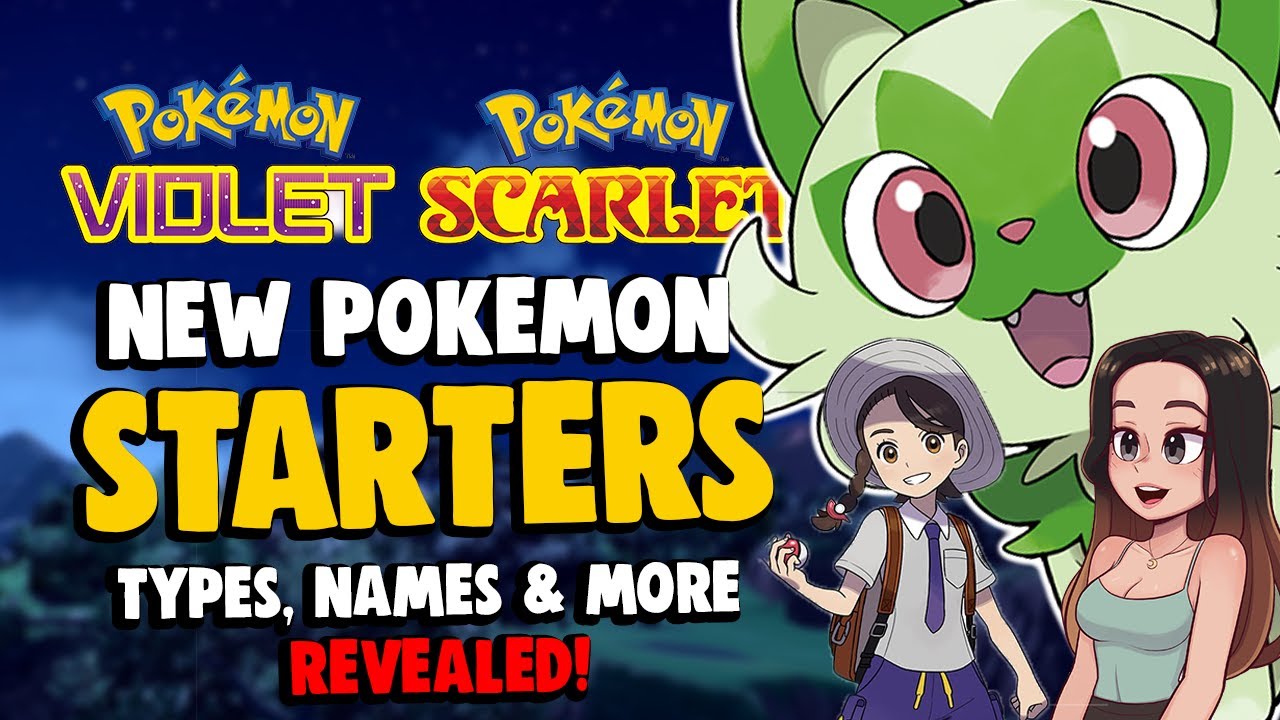 NEW POKEMON GEN 9 STARTERS, TYPES, NAMES & MORE REVEALED! Pokemon Scarlet & Violet News!