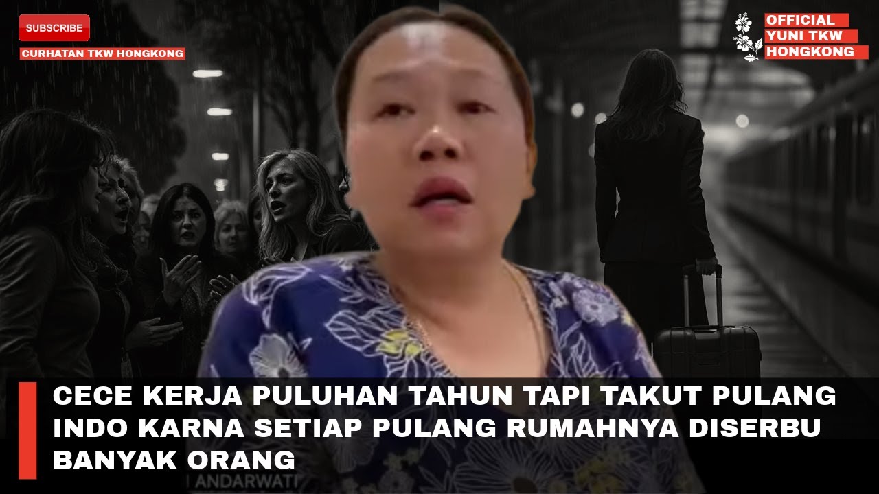 CECE KERJA PULUHAN TAHUN TAPI TAKUT PULANG INDO KARNA SETIAP PULANG RUMAHNYA DISERBU BANYAK ORANG