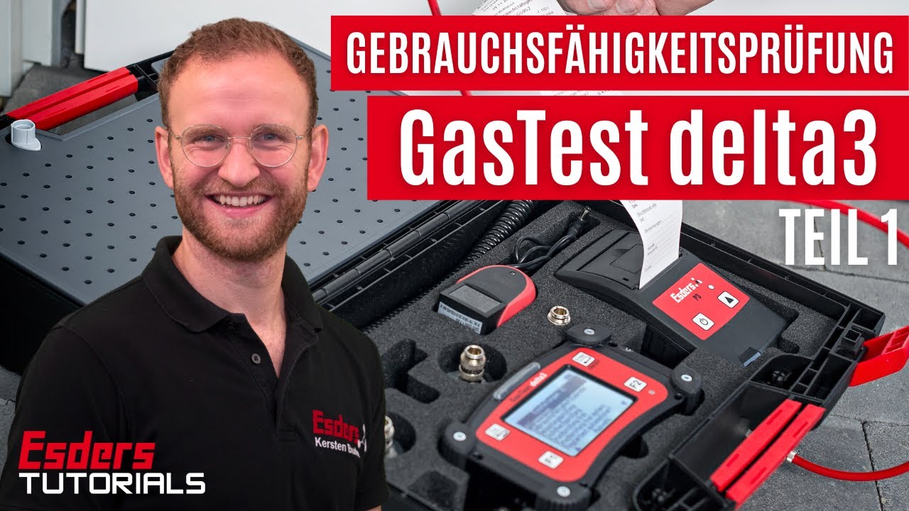 Gebrauchsfähigkeitsprüfung mit dem GasTest delta3 - Teil 1: Vorbereitung Leckmengenmessung