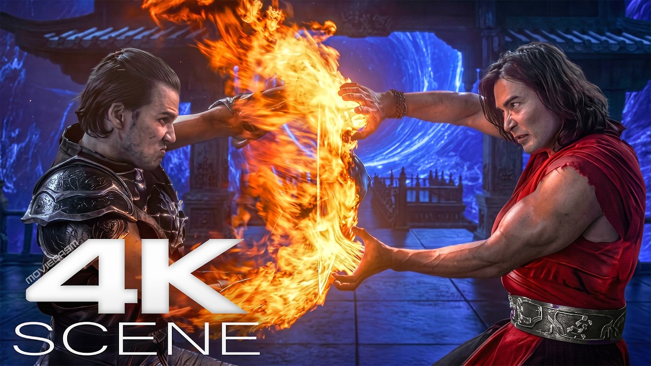 Liu Kang Vs Kung Lao (2026) Fight Scene | Mortal Kombat 2 Movie Clip 4K