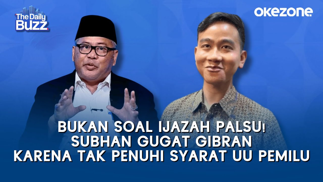 Bukan Soal Ijazah Palsu! Subhan Gugat Gibran Karna Ijazah Tak Memenuhi Syarat UU Pemilu