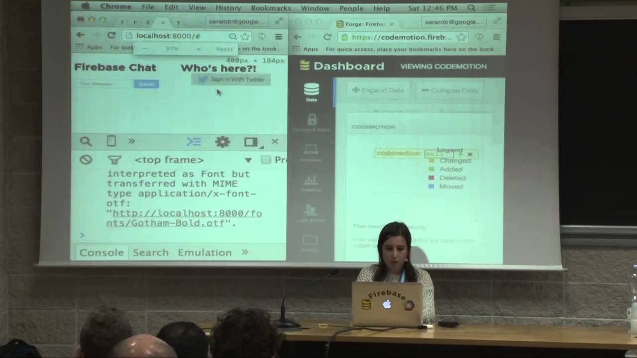 Realtime Awesomeness: An Intro to Building Apps With Firebase - Sara Robinson - Codemotion Rome 2015