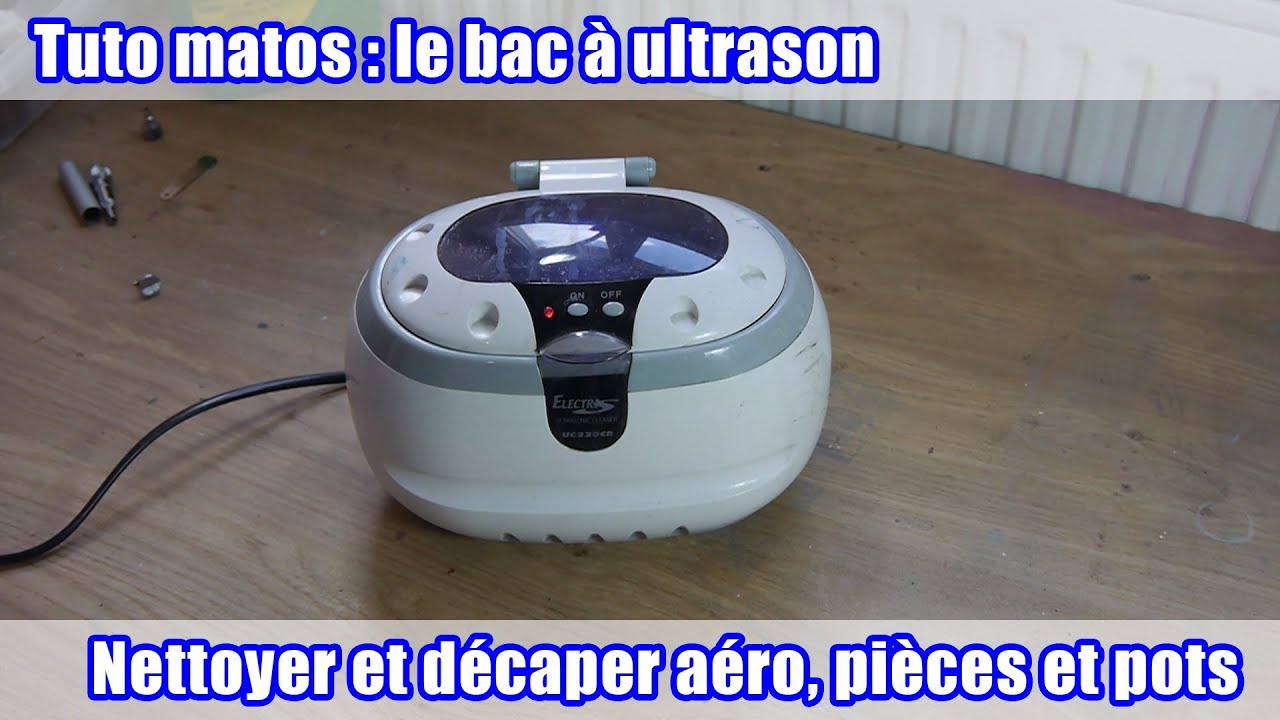 Tuto matos : nettoyer son aérographe avec un bac à ultrason