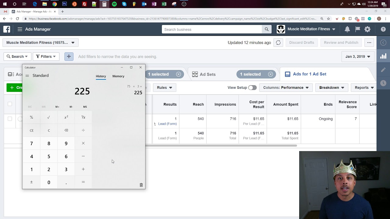Facebook Ads - Calculating ROI (Return On Investment)