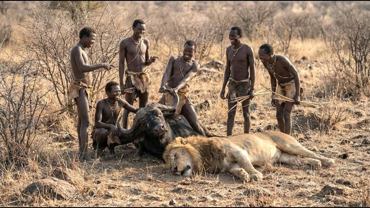 Survival with the Hadzabe Tribe — Inside a Dangerous Hunt in the African Wild