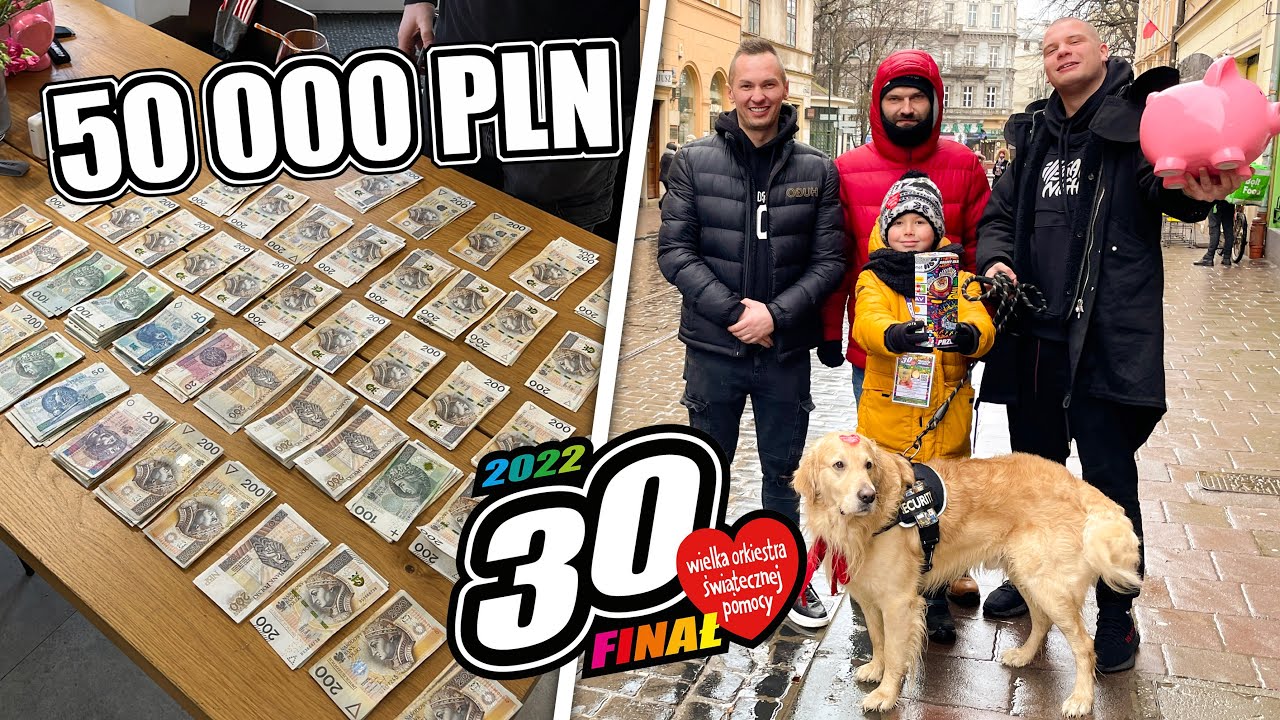 Wrzuciliśmy 50 000 ZŁ do puszki WOŚP! *Reakcja wolontariuszy!*